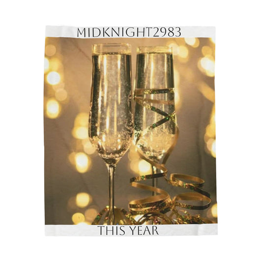 This Year Velveteen Plush Blanket